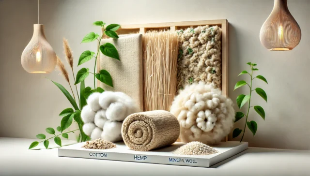 مهمترین مصالح سبز و میزان تأثیر آنها بر کاهش مصرف انرژی :