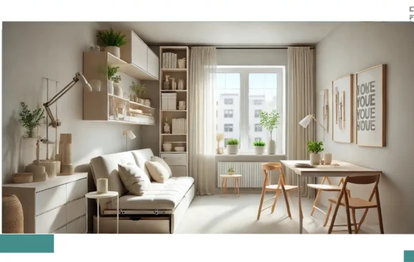 چیدمان مینیمال در یک فضای کوچک